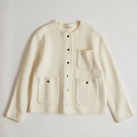 【シンゾーン/Shinzone】のKNIT JACKET 人気、トレンドファッション・服の通販 founy(ファニー) ファッション Fashion レディースファッション Fashion for Women アウター Coat / Outerwear Collection レディースジャケット・軽アウター Jackets トップス・カットソー Cut & Sew Tops ニット Knit Tops & Sweaters かぎ針 Crochet オケージョン Occasion Wear カーディガン Cardigan, Knitwear ジャケット Jacket, Outerwear デニム Denim, Jeans Material ドット Polka Dot, Dot Pattern ブレード Braid, Decorative Trim ミラノリブ Milano Rib, Milano Stitch 手編み Hand-Knitted, Handmade Knit 無地 Plain, Solid Color |ID:prp329100003722439