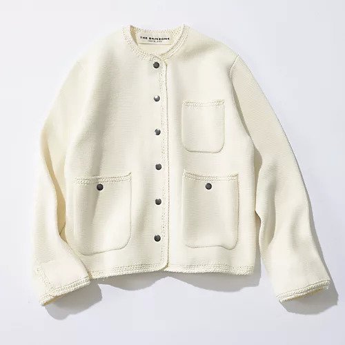 【シンゾーン/Shinzone】のKNIT JACKET 人気、トレンドファッション・服の通販 founy(ファニー) ファッション Fashion レディースファッション Fashion for Women アウター Coat / Outerwear Collection レディースジャケット・軽アウター Jackets トップス・カットソー Cut & Sew Tops ニット Knit Tops & Sweaters かぎ針 Crochet オケージョン Occasion Wear カーディガン Cardigan, Knitwear ジャケット Jacket, Outerwear デニム Denim, Jeans Material ドット Polka Dot, Dot Pattern ブレード Braid, Decorative Trim ミラノリブ Milano Rib, Milano Stitch 手編み Hand-Knitted, Handmade Knit 無地 Plain, Solid Color other-2|ID: prp329100003722439 ipo3291000000034620695