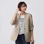 【チノ/CINOH】の【HPS別注】 パールボタン ノーカラージャケット ベージュ|ID: prp329100003722443 ipo3291000000034767359