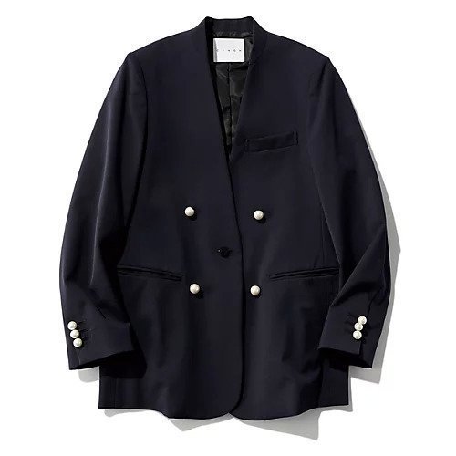 【チノ/CINOH】の【HPS別注】 パールボタン ノーカラージャケット 人気、トレンドファッション・服の通販 founy(ファニー) ファッション Fashion レディースファッション Fashion for Women アウター Coat / Outerwear Collection レディースジャケット・軽アウター Jackets ノーカラージャケット / シンプル上品コーデ Collarless Jackets アクセサリー Fashion Accessories ジャケット Jacket, Outerwear パール Pearl, Pearl Accent 人気 Popular, Best Seller 別注 Limited Edition, Custom Order other-2|ID: prp329100003722443 ipo3291000000034767361