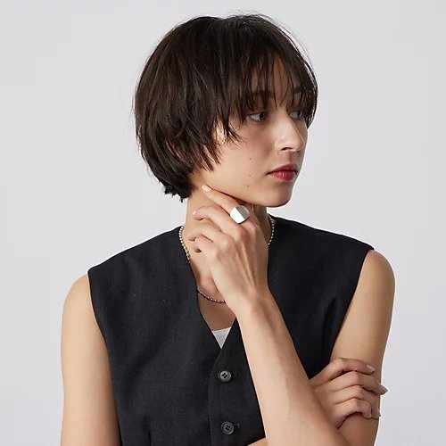 【ヒロタカ/Hirotaka】のEQUINOX-Piramid Metal Ring L インテリア・キッズ・メンズ・レディースファッション・服の通販 founy(ファニー) 　ファッション　Fashion　レディースファッション　WOMEN　シルバー　Silver　シンプル　Simple　フェイス　Face　フォルム　Form　Silver|ID: prp329100003722464 ipo3291000000031717963