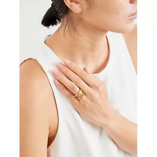 【ヒロタカ/Hirotaka】のSand Dune Layered Ring 人気、トレンドファッション・服の通販 founy(ファニー) 　ファッション　Fashion　レディースファッション　WOMEN　なめらか　Smooth　コレクション　Collection　 other-1|ID: prp329100003722466 ipo3291000000031717970