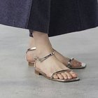 【ネブローニ/NEBULONI E】のストラップフラットサンダル 人気、トレンドファッション・服の通販 founy(ファニー) ファッション Fashion レディースファッション WOMEN サンダル Sandals フラット Flat ラップ Wrap thumbnail シルバー|ID: prp329100003722531 ipo3291000000031716725