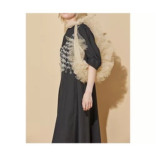 【チカ キサダ/CHIKA KISADA】のチュールバッグ 人気、トレンドファッション・服の通販 founy(ファニー) 　ファッション　Fashion　レディースファッション　WOMEN　バッグ　Bag　2024年　2024　2024-2025秋冬・A/W　Aw/Autumn/Winter/Fw/Fall/2024-2025　シンプル　Simple　ジップ　Zip　ハンドバッグ　Handbag　フェミニン　Feminine　 other-1|ID: prp329100003722577 ipo3291000000031561984