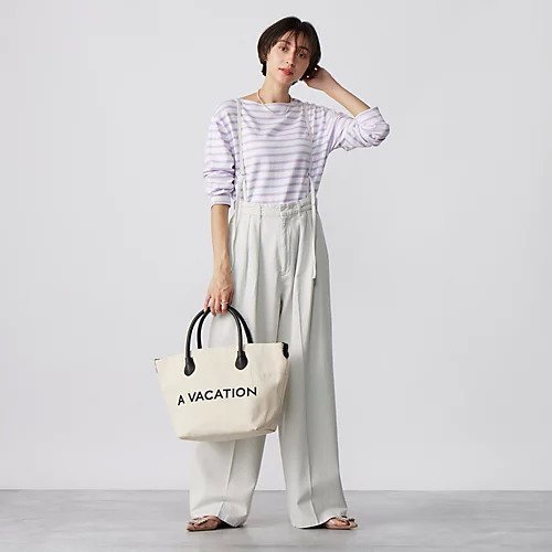 【サージ/SERGE de bleu】の2TUCK SUSPENDER SLACKS インテリア・キッズ・メンズ・レディースファッション・服の通販 founy(ファニー) https://founy.com/ ファッション Fashion レディースファッション WOMEN サスペンダー Suspenders スラックス Slacks センター Center ドレープ Drape ファブリック Fabric |ID: prp329100003722657 ipo3291000000027524091