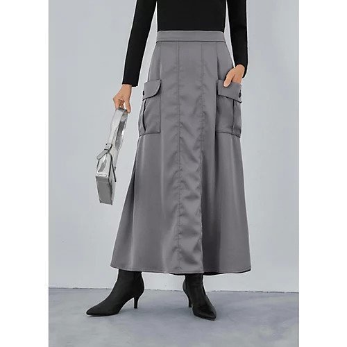 【スタイルデリ/STYLE DELI】のサイドポケットサテンロングスカート インテリア・キッズ・メンズ・レディースファッション・服の通販 founy(ファニー) https://founy.com/ ファッション Fashion レディースファッション WOMEN スカート Skirt ロングスカート Long Skirt インナー Inner ギャザー Gather サテン Satin スウェット Sweat スリット Slit センター Center ダブル Double トレンド Trend バランス Balance フォルム Form フラップ Flap ポケット Pocket マーメイド Mermaid レギンス Leggings ロング Long 冬 Winter 夏 Summer エレガント 上品 Elegant |ID: prp329100003722680 ipo3291000000030965434