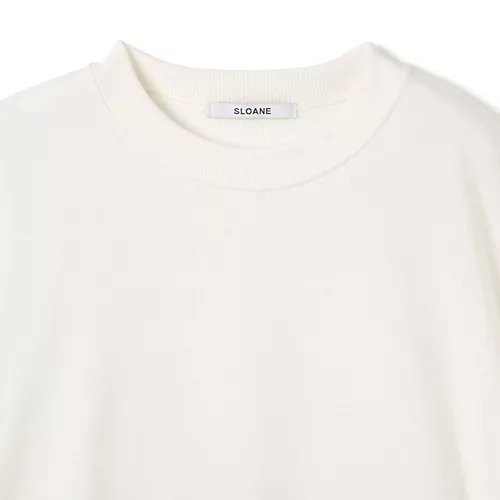 【スローン/SLOANE】の30/10 コットン裏毛 半袖スウェット 人気、トレンドファッション・服の通販 founy(ファニー) 　ファッション　Fashion　レディースファッション　Fashion for Women　トップス・カットソー　Cut & Sew Tops　レディースパーカー・カジュアルフーディー　Casual Hoodies & Sweatshirts　スウェット・クルーネックトップス　Sweatshirts & Crewnecks / Relaxed Fit Sweat Tops　ショルダー　Shoulder, Shoulder Strap　スウェット / スエット　Sweatshirt, Sweatwear　ドロップ　Drop Shoulder, Dropped Style　フェミニン　Feminine, Girly　フォルム　Silhouette, Form　半袖　Short Sleeve, Half Sleeve　吸水　Absorbent, Quick-Dry　other-3|ID: prp329100003722699 ipo3291000000035912760