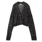 【チノ/CINOH】のSPANGLE KNIT CARDIGAN BLACK|ID: prp329100003722720 ipo3291000000027523771