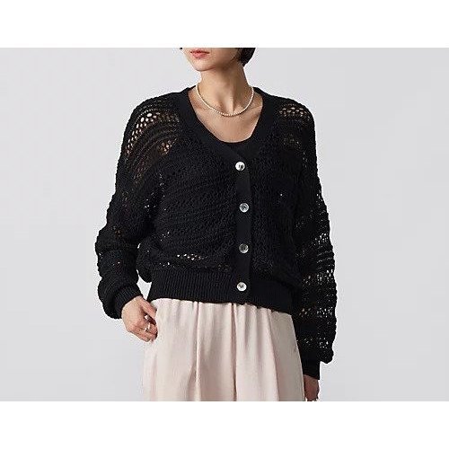 【アダワス/ADAWAS】のLACY KNIT CARDIGAN インテリア・キッズ・メンズ・レディースファッション・服の通販 founy(ファニー) https://founy.com/ ファッション Fashion レディースファッション WOMEN トップス・カットソー Tops/Tshirt ニット Knit Tops カーディガン Cardigans コンパクト Compact バランス Balance レーシー Lacey 透かし Watermark |ID: prp329100003722721 ipo3291000000028144196