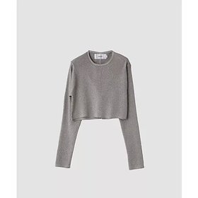 【ジェーンスミス/JANE SMITH】の16G LAME KNIT RIB PULLOVER 人気、トレンドファッション・服の通販 founy(ファニー) ファッション Fashion レディースファッション WOMEN トップス・カットソー Tops/Tshirt ニット Knit Tops プルオーバー Pullover おすすめ Recommend ショート Short シンプル Simple スリット Slit |ID:prp329100003722731