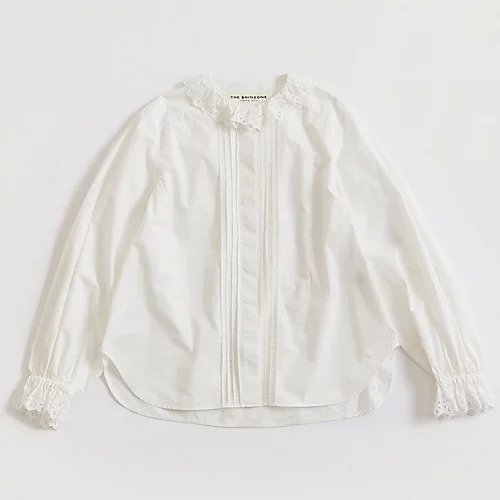 【シンゾーン/Shinzone】のLACE COLLAR BLOUSE インテリア・キッズ・メンズ・レディースファッション・服の通販 founy(ファニー) 　ファッション　Fashion　レディースファッション　WOMEN　ジャケット　Jacket　スウェット　Sweat　フリル　Frills　ベスト　Vest　レース　Race　WHITE|ID: prp329100003722753 ipo3291000000027114368