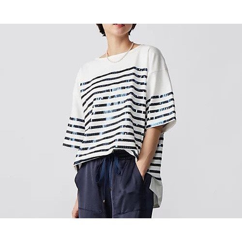 【クチュールドアダム/COUTURE D'ADAM】のSequin Basque Shirt インテリア・キッズ・メンズ・レディースファッション・服の通販 founy(ファニー) https://founy.com/ ファッション Fashion レディースファッション WOMEN トップス・カットソー Tops/Tshirt シャツ/ブラウス Shirts/Blouses スパンコール Sequins ドレス Dress バスク Basque フランス France ボーダー Border ミリタリー Military ワーク Work |ID: prp329100003722761 ipo3291000000030952256