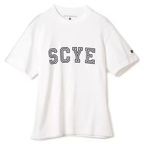 【サイ/SCYE】のLogo-Flocked T-Shirt インテリア・キッズ・メンズ・レディースファッション・服の通販 founy(ファニー) https://founy.com/ ファッション Fashion レディースファッション WOMEN トップス・カットソー Tops/Tshirt シャツ/ブラウス Shirts/Blouses ロング / Tシャツ T-Shirts 定番 Standard |ID: prp329100003722793 ipo3291000000025872530