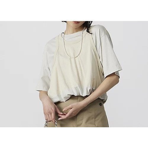 【ジェーンスミス/JANE SMITH】のLAYERED T-SHIRT インテリア・キッズ・メンズ・レディースファッション・服の通販 founy(ファニー) https://founy.com/ ファッション Fashion レディースファッション WOMEN トップス・カットソー Tops/Tshirt シャツ/ブラウス Shirts/Blouses ロング / Tシャツ T-Shirts シンプル Simple タンク Tank 半袖 Short Sleeve |ID: prp329100003722794 ipo3291000000027523427