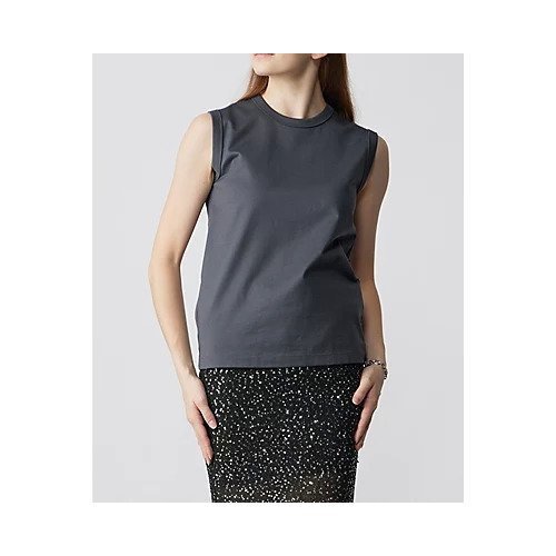 【チノ/CINOH】のREFINA SLEEVELESS T-SHIRT 人気、トレンドファッション・服の通販 founy(ファニー) 　ファッション　Fashion　レディースファッション　WOMEN　トップス・カットソー　Tops/Tshirt　シャツ/ブラウス　Shirts/Blouses　ロング / Tシャツ　T-Shirts　2024年　2024　2024春夏・S/S　Ss,Spring/Summer,2024　アイレット　Eyelet　スリーブ　Sleeve　定番　Standard　洗える　Washable　other-2|ID: prp329100003722823 ipo3291000000031300861