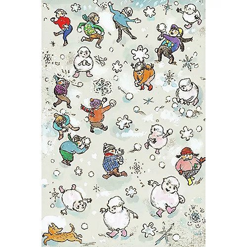 【山本容子作/Yamamoto Yoko / GOODS】の『雪合戦』銅版画 手彩色 人気、トレンドファッション・服の通販 founy(ファニー) 　雑誌掲載アイテム　Magazine Items　ファッション雑誌　Fashion Magazines　エクラ　eclat　1月号　January Issue　雑誌　Magazine　other-2|ID: prp329100003723431 ipo3291000000031272523