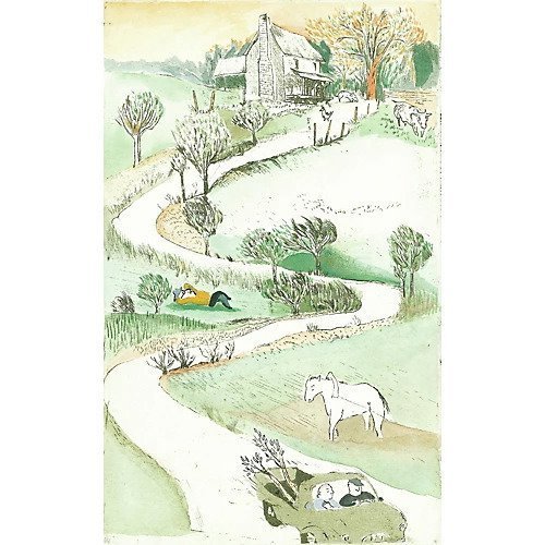 【山本容子作/Yamamoto Yoko / GOODS】の『おじいさんの思い出』銅版画 手彩色 人気、トレンドファッション・服の通販 founy(ファニー) 　雑誌掲載アイテム　Magazine Items　ファッション雑誌　Fashion Magazines　エクラ　eclat　1月号　January Issue　雑誌　Magazine　ビジネス 仕事 通勤　Business　other-2|ID: prp329100003723443 ipo3291000000031272534