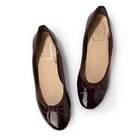 【エンチャンテッド/enchanted】の晴雨兼用ラウンドトゥバレリーナシューズ ワインエナメル|ID: prp329100003723551 ipo3291000000034604627