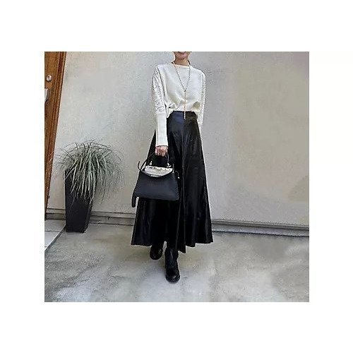 【イーバイエクラ/E by eclat】のRoom no.8 for E by eclat レース切り替えニット 人気、トレンドファッション・服の通販 founy(ファニー) 　ファッション　Fashion　レディースファッション　Fashion for Women　トップス・カットソー　Cut & Sew Tops　ニット　Knit Tops & Sweaters　スポーティ　Sporty, Casual Athletic　スリーブ　Sleeve, Long Sleeve / Short Sleeve　ボトム　Bottoms, Lower Wear　ヨーク　Yoke, Yoke Design　ラグジュアリー　Luxury, Elegant　レース　Lace, Lace Fabric　洗える　Machine Washable　other-3|ID: prp329100003723764 ipo3291000000034953845