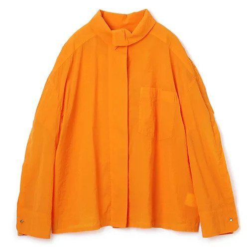 【カラー/kolor】のブラウス インテリア・キッズ・メンズ・レディースファッション・服の通販 founy(ファニー) 　ファッション　Fashion　レディースファッション　WOMEN　トップス・カットソー　Tops/Tshirt　シャツ/ブラウス　Shirts/Blouses　2023年　2023　2023春夏・S/S　Ss,Spring/Summer,2023　スタンド　Stand　マニッシュ　Mannish　ワーク　Work　Orange|ID: prp329100003723784 ipo3291000000026194997