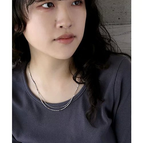 【コレカラ/collecala】の2連チェーンネックレス 人気、トレンドファッション・服の通販 founy(ファニー) 　ファッション　Fashion　レディースファッション　Fashion for Women　ジュエリー　Jewelry　ネックレス　Necklaces & Pendants　カットソー　Cut and Sewn Top　ショート　Short, Short Length　シンプル　Simple, Minimal　スクエア　Square, Square Shape　チェーン　Chain, Chain Strap　ネックレス　Necklace, Pendant Necklace　入学式　Entrance Ceremony　卒業式　Graduation Ceremony　結婚式　Wedding　other-2|ID: prp329100003739553 ipo3291000000031303652