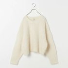 【グリーンレーベル リラクシング / ユナイテッドアローズ/green label relaxing / UNITED ARROWS】のアルパカシャギー クロップドプルオーバー オフホワイト|ID: prp329100003739768 ipo3291000000036313425