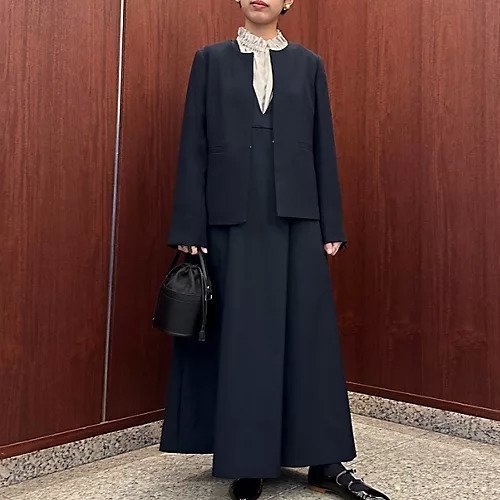 【トゥエルブクローゼット/12closet】の【12classe】きれい見えジャンパースカート 人気、トレンドファッション・服の通販 founy(ファニー) 　ファッション　Fashion　レディースファッション　Fashion for Women　スカート　Skirts　ストレッチ　Stretch, Stretchy Fabric　バランス　Balance, Style Balance　other-2|ID: prp329100003751187 ipo3291000000034942092