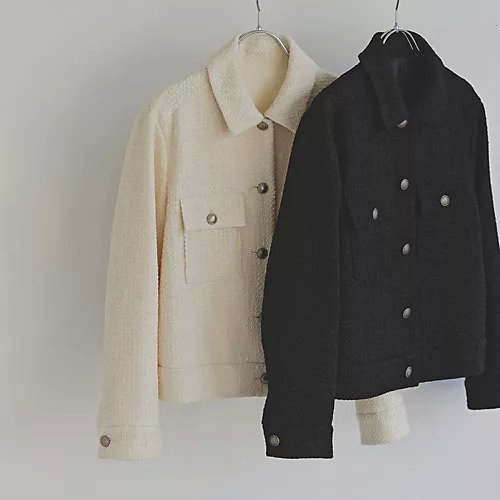 【スアデオ/suadeo】のツイードブルゾン 人気、トレンドファッション・服の通販 founy(ファニー) 　ファッション　Fashion　レディースファッション　WOMEN　アウター　Coat Outerwear　ブルゾン　Blouson/Jackets　アンティーク　Antique　インナー　Inner　春　Spring　クロップド　Cropped　シルバー　Silver　ジャケット　Jacket　ツィード　Tweed　ツイード　Tweed　バランス　Balance　フレア　Flare　ブルゾン　Blouson　ポケット　Pocket　エレガント 上品　Elegant　other-2|ID: prp329100003757866 ipo3291000000031260167