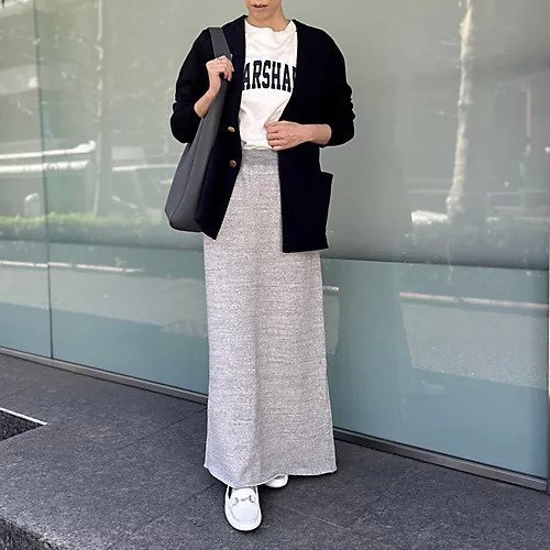 【スアデオ/suadeo】のビンテージライクスウェットスカート 人気、トレンドファッション・服の通販 founy(ファニー) 　ファッション　Fashion　レディースファッション　Fashion for Women　スカート　Skirts　おすすめ　Recommended / Our Picks　カットオフ　Cut-Off Design　スニーカー　Sneakers, Trainers　スリット　Slit, Slit Detail　タンブラー　Tumbler, Travel Mug　ロング　Long, Long-Length　定番　Standard, Basic Item　洗える　Machine Washable　other-2|ID: prp329100003758019 ipo3291000000034956072