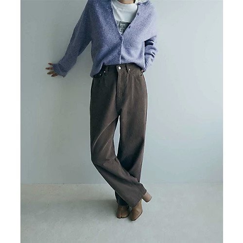 【マージュール/marjour】のBROWN TWILL PANTS 人気、トレンドファッション・服の通販 founy(ファニー) 　ファッション　Fashion　レディースファッション　WOMEN　パンツ　Pants　スウェット　Sweat　ストレッチ　Stretch　ツイル　Twill　パープル　Purple　ピーチ　Peach　冬　Winter　夏　Summer　 other-1|ID: prp329100003774521 ipo3291000000024852504