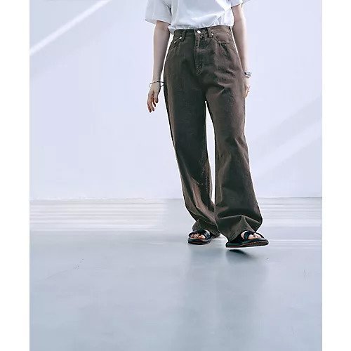 【マージュール/marjour】のBROWN TWILL PANTS 人気、トレンドファッション・服の通販 founy(ファニー) 　ファッション　Fashion　レディースファッション　Fashion for Women　パンツ　Pants & Trousers　スウェット / スエット　Sweatshirt, Sweatwear　ストレッチ　Stretch, Stretchy Fabric　ツイル　Twist, Twisted Detail　パープル　Purple, Violet　ピーチ　Peach, Soft Touch　冬　Winter / This Winter　夏　Summer　other-3|ID: prp329100003774521 ipo3291000000031257367