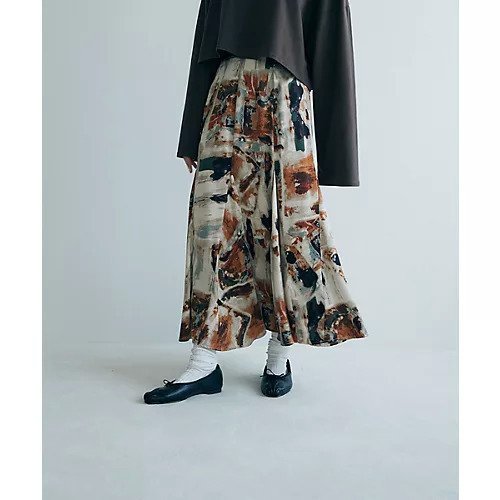 【マージュール/marjour】のART PRINT SKIRT インテリア・キッズ・メンズ・レディースファッション・服の通販 founy(ファニー) https://founy.com/ ファッション Fashion レディースファッション WOMEN スカート Skirt サンダル Sandals ストレッチ Stretch スニーカー Sneakers とろみ Thickness 人気 Popularity フレア Flare マーメイド Mermaid おすすめ Recommend 夏 Summer |ID: prp329100003774533 ipo3291000000029153478