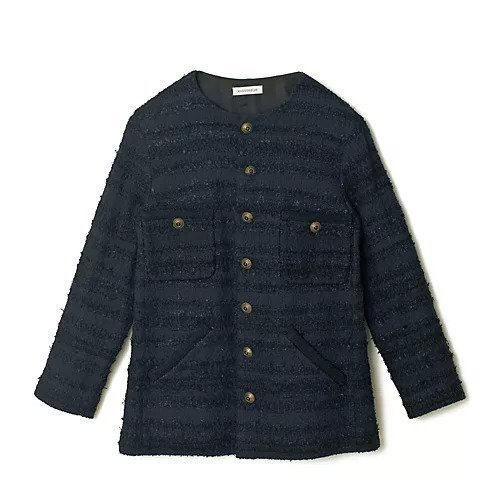 【エクラ/eclat】の【別注】ノーカラーツイードジャケット 人気、トレンドファッション・服の通販 founy(ファニー) 　ファッション　Fashion　レディースファッション　Ladies' Fashion Online　アウター　Coat Outerwear　ジャケット　Jackets　オケージョン　Occasion　ジャケット　Jacket　ツイード　Tweed　トレンド　Trend　人気　Popularity　別注　Special Order　 other-1|ID: prp329100003780189 ipo3291000000032574723