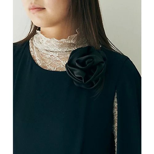 【マージュール/marjour】のSATIN CORSAGE インテリア・キッズ・メンズ・レディースファッション・服の通販 founy(ファニー) 　ファッション　Fashion　レディースファッション　WOMEN　オケージョン　Occasion　クール　Cool　サテン　Satin　シンプル　Simple　ジャケット　Jacket　ベーシック　Basic　モチーフ　Motif　ワンポイント　One Point　BLACK|ID: prp329100003803107 ipo3291000000025010793