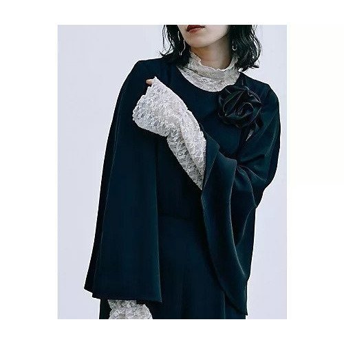 【マージュール/marjour】のSATIN CORSAGE 人気、トレンドファッション・服の通販 founy(ファニー) 　ファッション　Fashion　レディースファッション　WOMEN　オケージョン　Occasion　クール　Cool　サテン　Satin　シンプル　Simple　ジャケット　Jacket　ベーシック　Basic　モチーフ　Motif　ワンポイント　One Point　other-2|ID: prp329100003803107 ipo3291000000031303539