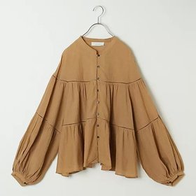 【ノーメント/normment】 【洗える】SUSHI VOIL TIERED GATHER BLOUSE人気、トレンドファッション・服の通販 founy(ファニー) ファッション Fashion レディースファッション WOMEN ギャザー Gather ティアード Tiered バランス Balance 夏 Summer 洗える Washable |ID:prp329100003803218