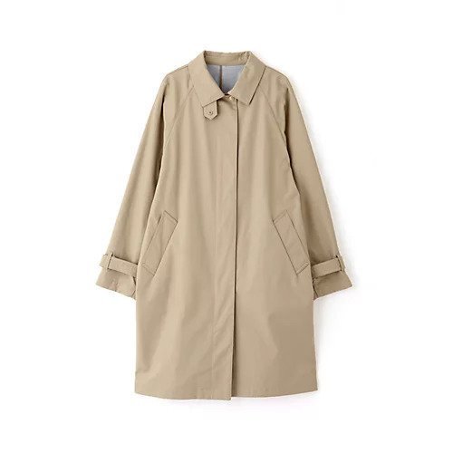 【ヒューマンウーマン/HUMAN WOMAN】のコットンボンディングステンカラーコート 人気、トレンドファッション・服の通販 founy(ファニー) 　ファッション　Fashion　レディースファッション　Fashion for Women　アウター　Coat / Outerwear Collection　コート・ロングコート・ピーコート　Long Coats, Peacoats & More　おすすめ　Recommended / Our Picks　スタンダード　Standard, Basic　スタンド　Stand Collar, Upright Stand　スリット　Slit, Slit Detail　スリーブ　Sleeve, Long Sleeve / Short Sleeve　ドット　Polka Dot, Dot Pattern　ブルゾン　Blouson, Bomber Jacket　ブロード　Broadcloth, Fine Cotton　ボンディング　Bonding, Bonded Fabric　エレガント 上品　Elegant　冬　Winter / This Winter　春　Spring　other-2|ID: prp329100003804330 ipo3291000000031303531