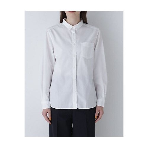 【ヒューマンウーマン/HUMAN WOMAN】の定番シャツ インテリア・キッズ・メンズ・レディースファッション・服の通販 founy(ファニー) 　ファッション　Fashion　レディースファッション　Fashion for Women　トップス・カットソー　Cut & Sew Tops　シャツ・ブラウス・オフィスカジュアル　Elegant Blouses & Button-Ups　おすすめ　Recommended / Our Picks　インナー　Innerwear　スタンダード　Standard, Basic　ベーシック　Basic, Essential　ロング　Long, Long-Length　エレガント 上品　Elegant　定番　Standard, Basic Item　羽織　Haori, Light Jacket　ホワイト|ID: prp329100003804371 ipo3291000000025021294