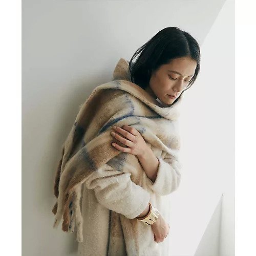 【マージュール/marjour】のTARTAN CHECK MUFFLER 人気、トレンドファッション・服の通販 founy(ファニー) 　ファッション　Fashion　レディースファッション　Fashion for Women　エアリー　Airy Texture　ストール　Stole, Wrap　チェック　Check, Plaid, Tartan　フリンジ　Fringe, Tassel　マフラー　Scarf, Muffler　other-3|ID: prp329100003811350 ipo3291000000031303508