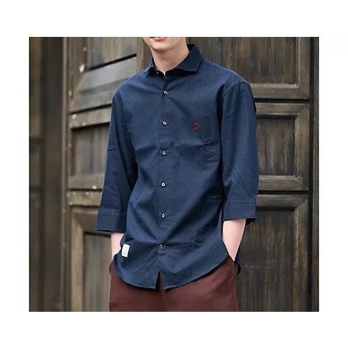 【ドレステリア/DRESSTERIOR / MEN】の【Safari5月号掲載】スリークオーターシャツ 人気、トレンドファッション・服の通販 founy(ファニー) 　ファッション　Fashion　メンズファッション　MEN　5月号　May Issue　キャンバス　Canvas　シリコン　Silicon　チェーン　Chain　ドレス　Dress　ポケット　Pocket　リネン　Linen　ワンポイント　One Point　人気　Popularity　夏　Summer　雑誌　Magazine　 other-1|ID: prp329100003813171 ipo3291000000029350687