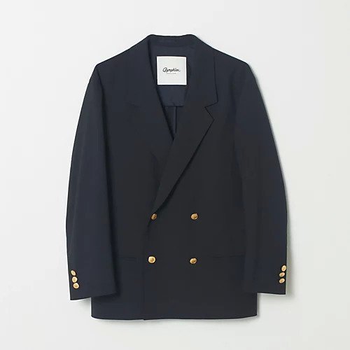 【ジムフレックス/GYMPHLEX】のDOUBLE-BREASTED JACKET インテリア・キッズ・メンズ・レディースファッション・服の通販 founy(ファニー) https://founy.com/ ファッション Fashion レディースファッション WOMEN アウター Coat Outerwear ジャケット Jackets カーディガン Cardigan ストライプ Stripe スポーツ Sports フロント Front ボックス Box |ID: prp329100003813334 ipo3291000000027535000