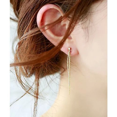 【コレカラ/collecala】のループフィット・ロングチェーンイヤリング 人気、トレンドファッション・服の通販 founy(ファニー) 　ファッション　Fashion　レディースファッション　Fashion for Women　ジュエリー　Jewelry　ファッションリング　Fashion Rings　イヤリング・フープ・ドロップタイプ　Hoop, Drop & Clip Earrings　イヤリング　Earrings　チェーン　Chain, Chain Strap　フィット　Fit, Slim Fit　ループ　Loop, Loop Knit　other-3|ID: prp329100003813414 ipo3291000000034639234