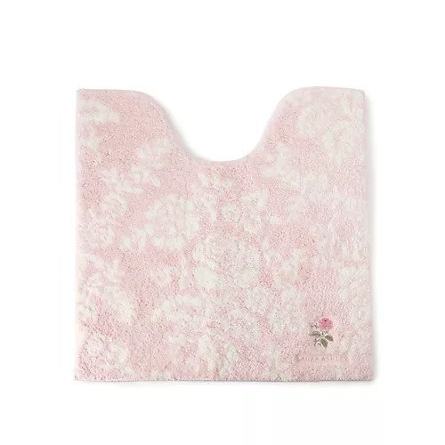 【ローラアシュレイホーム/LAURA ASHLEY HOME / GOODS】の【洗える/乾きやすい/滑り止め加工】ナネット柄 トイレマット インテリア・キッズ・メンズ・レディースファッション・服の通販 founy(ファニー) 　洗える　Washable　吸水　Water Absorption　スリッパ　Slipper　タオル　Towel　おすすめ　Recommend　ピンク|ID: prp329100003822928 ipo3291000000029588351