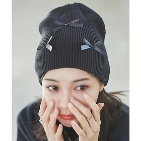 【ビス/VIS】のリボンニットキャップ 人気、トレンドファッション・服の通販 founy(ファニー) ファッション Fashion レディースファッション WOMEN トップス・カットソー Tops/Tshirt ニット Knit Tops ベーシック Basic モチーフ Motif リボン Ribbon |ID:prp329100003826801