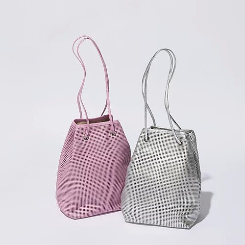 【マルコマージ/MARCO MASI】のレザーメッシュバッグ 人気、トレンドファッション・服の通販 founy(ファニー) 　ファッション　Fashion　レディースファッション　WOMEN　バッグ　Bag　シンプル　Simple　バケツ　Bucket　バランス　Balance　ポケット　Pocket　メッシュ　Mesh　今季　This Season　other-2|ID: prp329100003826809 ipo3291000000031807457