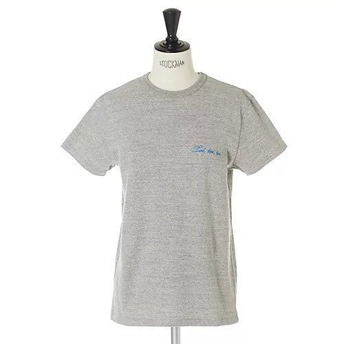 【オブラダ/Oblada】の【石上美津江さんコラボ】エンブロイダリークルーネックTシャツ インテリア・キッズ・メンズ・レディースファッション・服の通販 founy(ファニー) 　ファッション　Fashion　レディースファッション　Fashion for Women　トップス・カットソー　Cut & Sew Tops　シャツ・ブラウス・オフィスカジュアル　Elegant Blouses & Button-Ups　ロングTシャツ・Tシャツ　Longline T-Shirts & Tees　コラボ　Collaboration, Collab　コンパクト　Compact, Small Size　ヴィンテージ　Vintage Style　洗える　Machine Washable　杢グレー|ID: prp329100003831810 ipo3291000000035202358