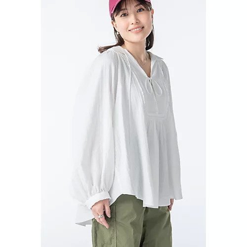【ザシンゾーン/THE Shinzone】のGAZE SMOCK BLOUSE 人気、トレンドファッション・服の通販 founy(ファニー) 　ファッション　Fashion　レディースファッション　Fashion for Women　スモック　Smock, Smock Dress　リラックス　Relax, Relaxed Fit　ヴィンテージ　Vintage Style　夏　Summer　洗える　Machine Washable　other-2|ID: prp329100003831828 ipo3291000000033140064