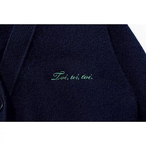 【オブラダ/Oblada】の【石上美津江さんコラボ】Toi,toi,toi刺繍入りカーディガン 人気、トレンドファッション・服の通販 founy(ファニー) 　ファッション　Fashion　レディースファッション　Fashion for Women　トップス・カットソー　Cut & Sew Tops　カーディガン・羽織り　Layered Style Cardigans　カーディガン　Cardigan, Knitwear　コラボ　Collaboration, Collab　other-3|ID: prp329100003831873 ipo3291000000035202666