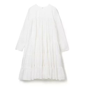 【マーレット/MERLETTE】 ”ESSAOUIRA”MIDI LENGTH TIERED VOLUMINOUS DRESS WITH EYELET TRIM人気、トレンドファッション・服の通販 founy(ファニー) ファッション Fashion レディースファッション WOMEN ワンピース Dress ドレス Party Dresses おすすめ Recommend アクセサリー Accessories ギャザー Gather シューズ Shoes ティアードワンピース Tiered Dress フェミニン Feminine フォルム Form |ID:prp329100003831939