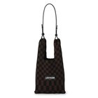 【ラストフレーム/LASTFRAME】のICHIMATSU MARKET BAG SMALL 人気、トレンドファッション・服の通販 founy(ファニー) ファッション Fashion レディースファッション WOMEN スマート Smart パターン Pattern フォルム Form モダン Modern リブニット Rib Knit thumbnail BLACK &#215; DARK BROWN|ID: prp329100003831971 ipo3291000000029318422